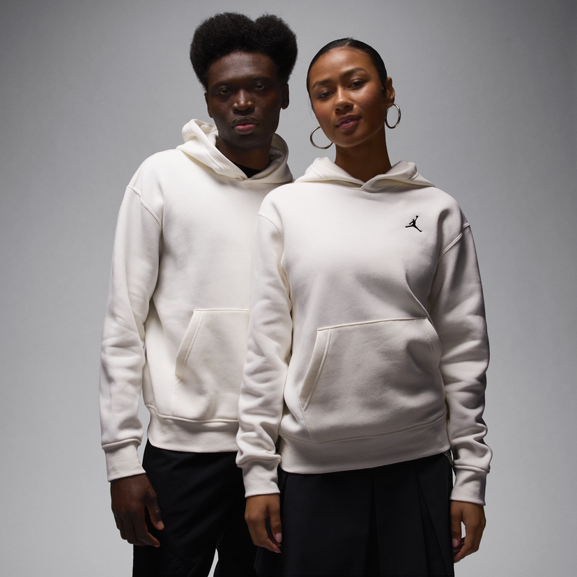 Pulover Jordan Jordan Brooklyn Fleece Hoodie Bela | FV7281-133