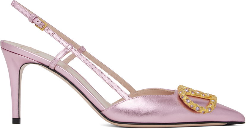 Superge in čevlji Valentino Valentino Garavani VLogo Signature Slingback Heels Roza | 6W2S0R01LUY