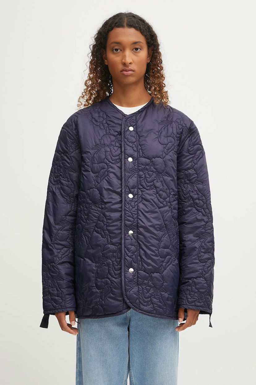 Jakna Fiorucci Fiorucci Kissing Angels Quilted Liner Jacket Mornarica | W02FPOJA442NY01BL05