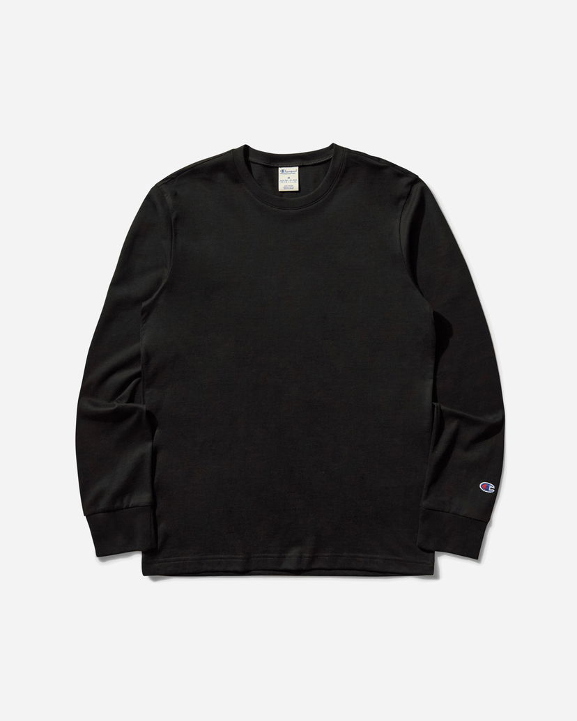 Majica Champion Reverse Weave Loose Fit Long Sleeve Tee Črna | 221164 KK001