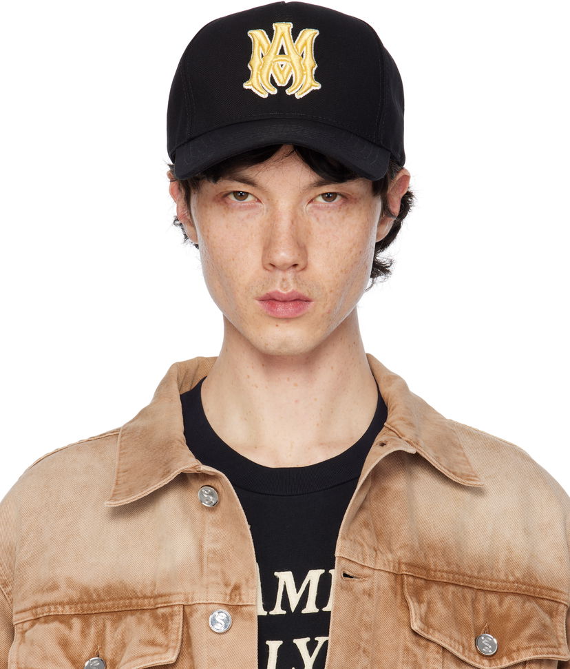 Kapa AMIRI Amiri MA Canvas Baseball Cap Črna | AMHACP1052