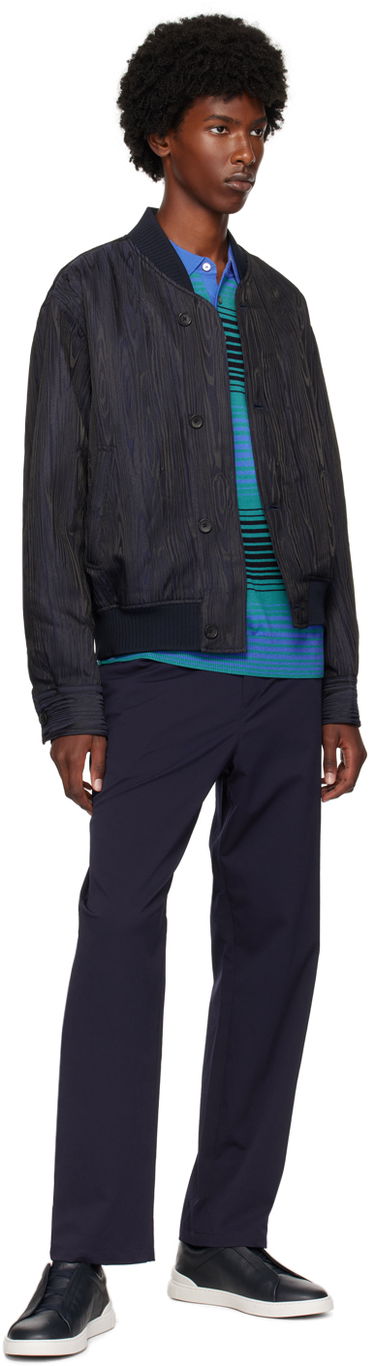 Bomber jakna Paul Smith PS Paul Smith Graphic Pattern Bomber Jacket Mornarica | M2R-872Y-N22133-49, 3