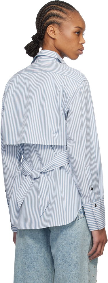 Srajce rag & bone rag & bone Eve Striped Shirt Modra | WAW24HA0184618, 2