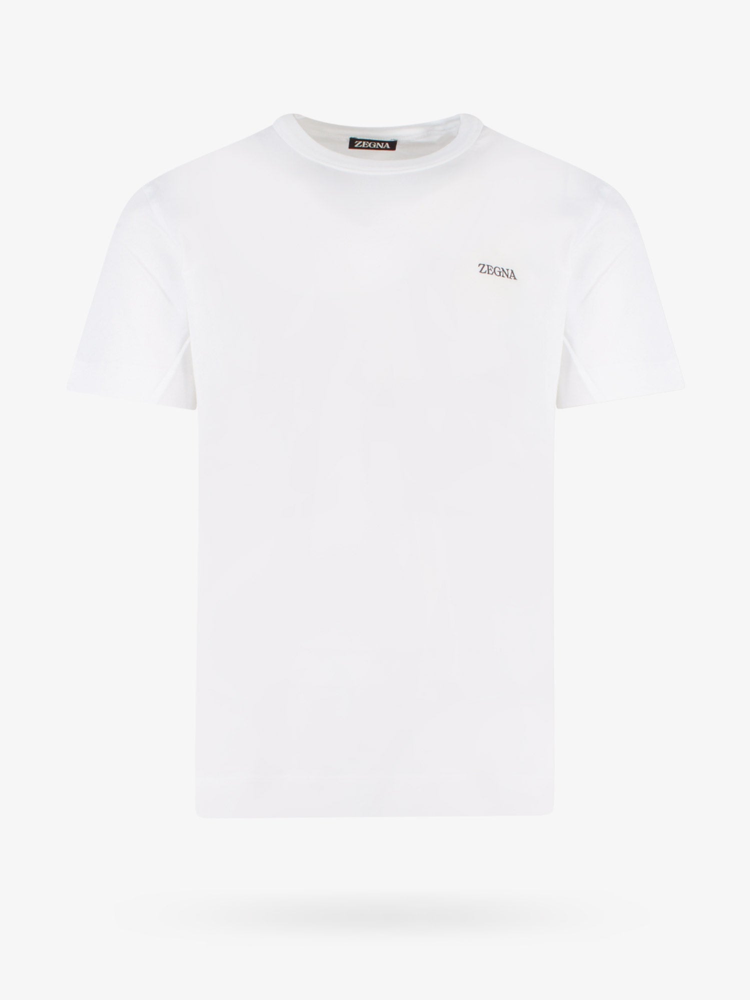 Majica ZEGNA Men's White Crew Neck T-Shirt Bela | E7360A5B760N00, 0