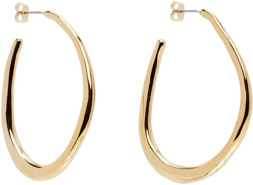 Uhani ISABEL MARANT Large Hoop Earrings Kovinski | BL0170FA-B3B13B, 1