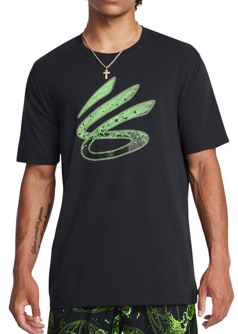 Majica Under Armour Curry Logo Graphic T-Shirt Črna | 1387111-001