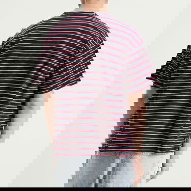 Majica YMC YMC Triple Stripe T-Shirt, Size Small Bordo | P6ZAH-90, 3