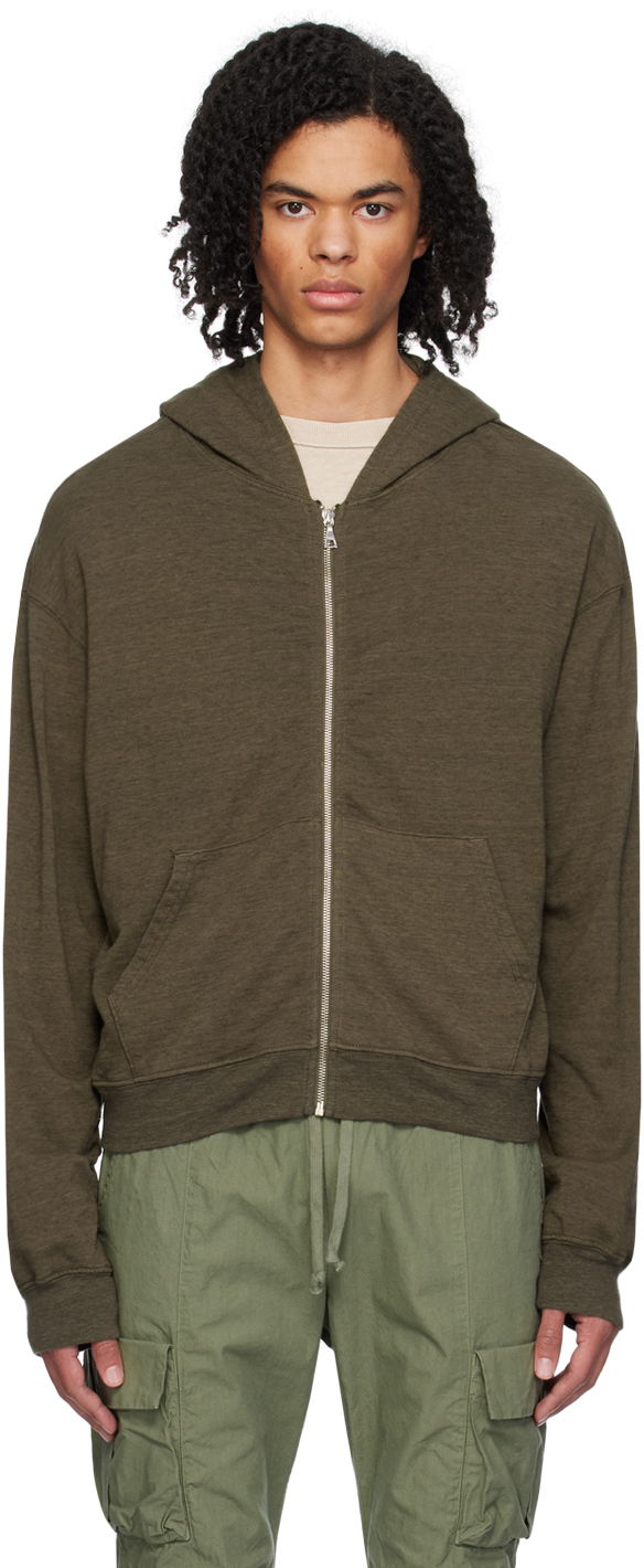Pulover John Elliott Vintage Melange Hoodie Zelena | B264A3651A