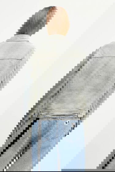Jakna Rick Owens Rick Owens DRKSHDW Trucker Worker Denim Jacket Modra | DS02E7701.DMP, 2