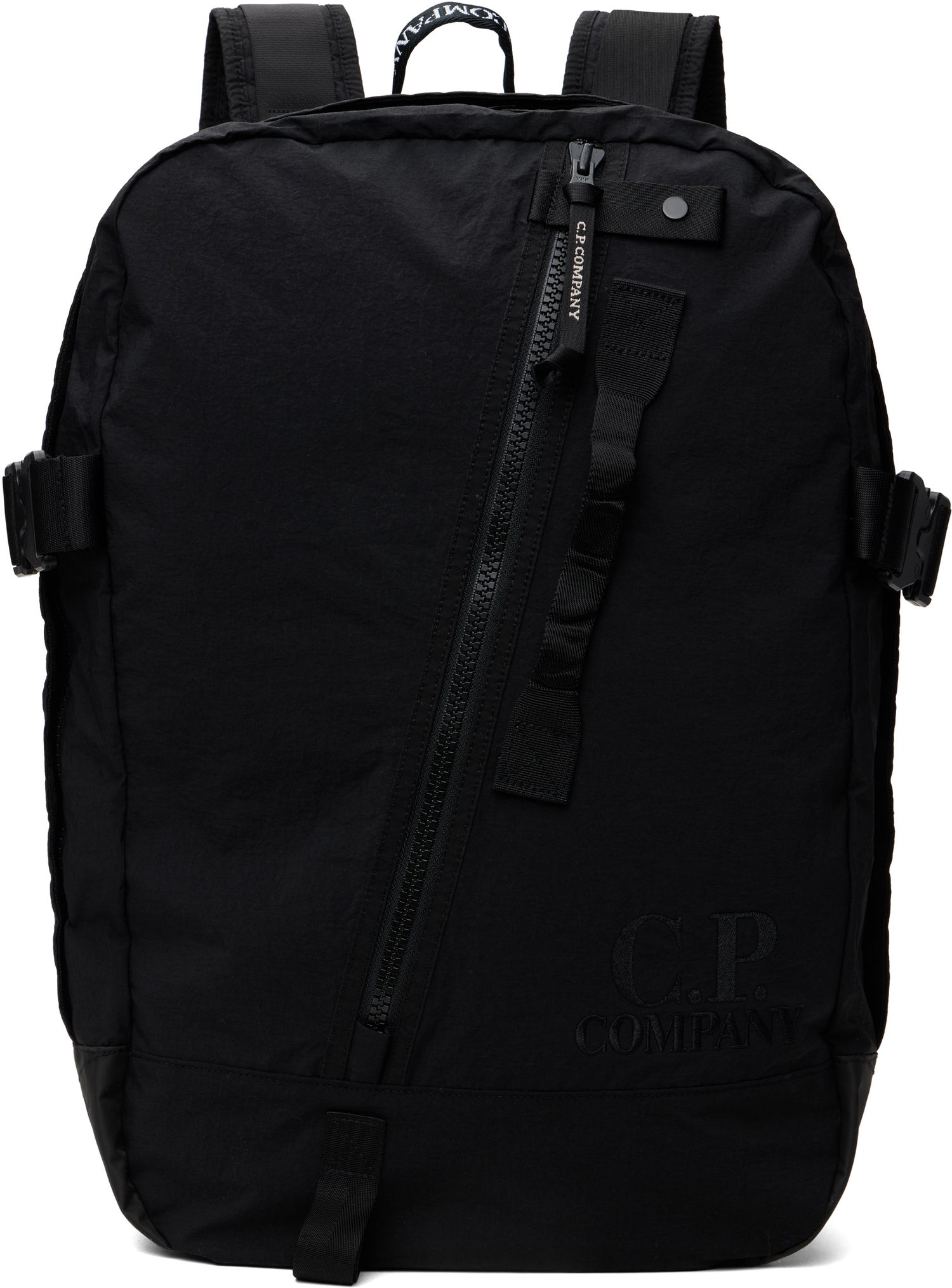 Nahrbtnik C.P. Company C.P. Company Paper Touch Backpack Črna | 18CMAC174A-110188G, 0