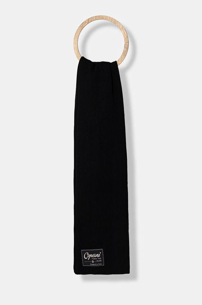 Šala Coperni Knitted Collar Scarf Črna | COPSA01Y3003, 0