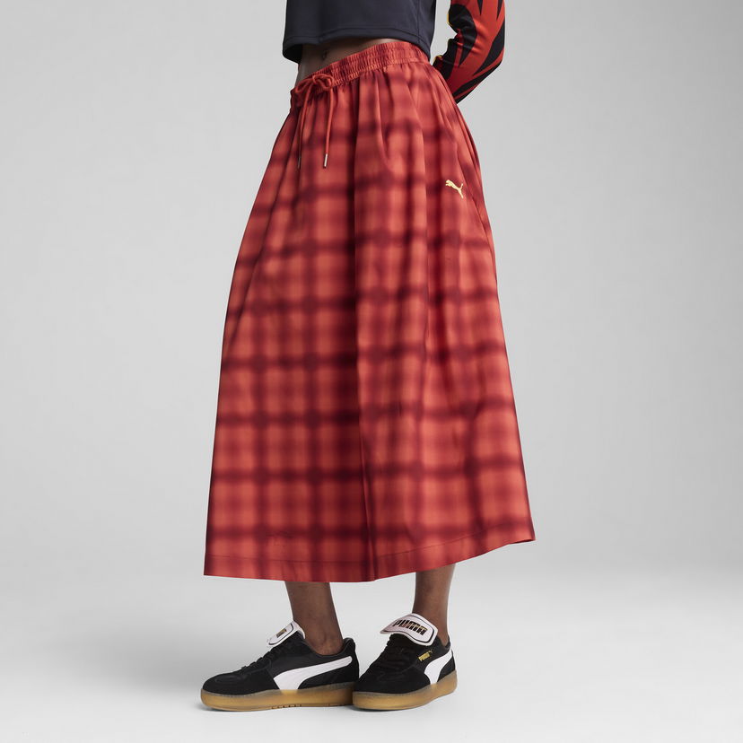 Krila Puma Road To Unity Pleated Midi Skirt Rdeča | 629795_15