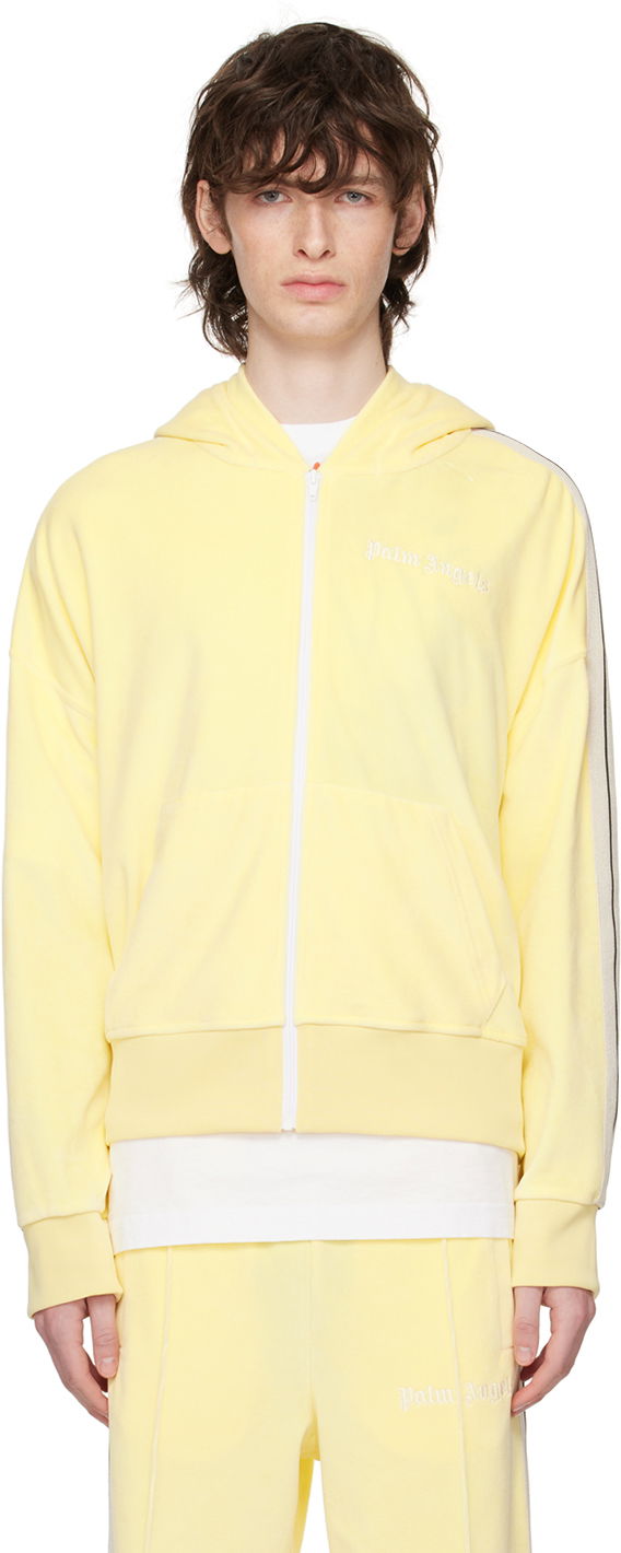 Pulover Palm Angels Palm Angels Track Hoodie Rumena | PMBD051S23FAB0021803