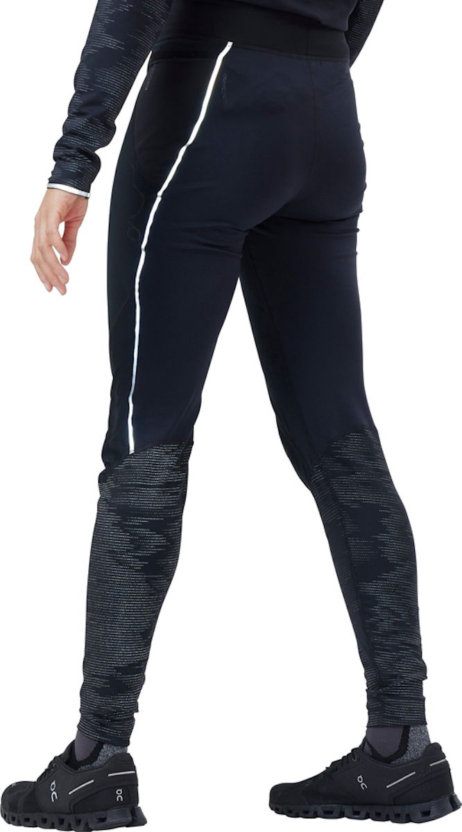 Nogavice Odlo ZEROWEIGHT WARM REFLECTIVE Tights Črna | 323121-15000, 1
