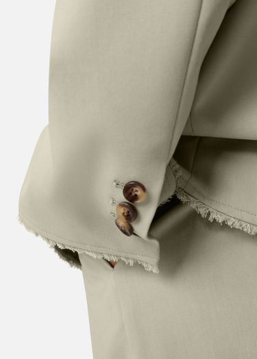 Jakna AXEL ARIGATO Thea Frayed Double-Breasted Blazer Bež | A3305001, 7