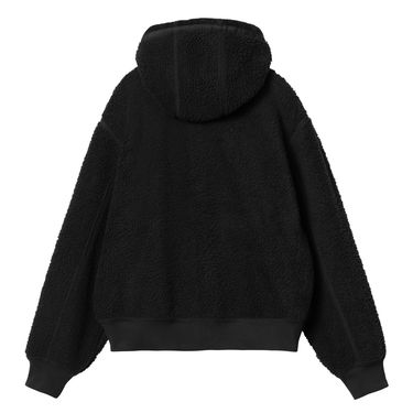Pulover Carhartt WIP Active Fleece Zip-Up Hoodie Črna | I033905_8, 4