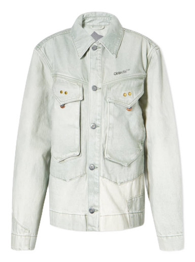 Jakna Objects IV Life Oversized Denim Jacket Zelena | OBJ-001-201-01-0422