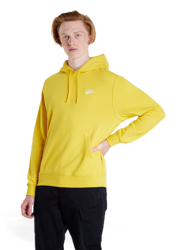 Pulover Nike Sportswear Club Pullover Hoodie Rumena | CZ7857-709