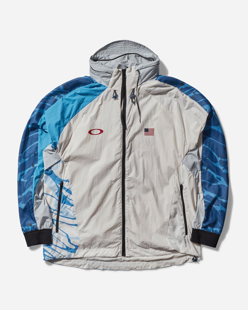 Vetrovka OAKLEY Team USA Surfing Windbreaker Siva | FOA407810 231