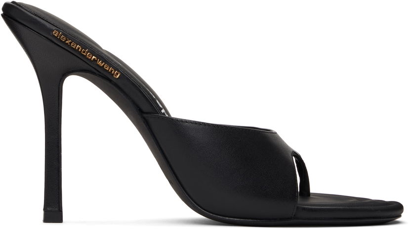 Modni dodatki Alexander Wang Alexander Wang Lucienne 105 Thong Heeled Sandals Črna | 30125S010