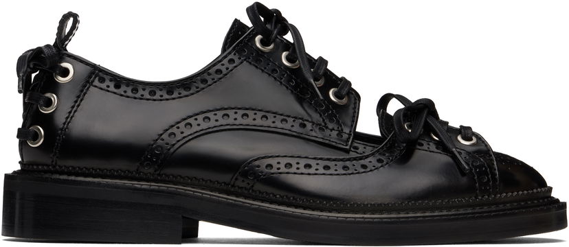 Oblačila Simone Rocha Simone Rocha Multi-Lace Cutout Brogues Črna | BRG12 0740