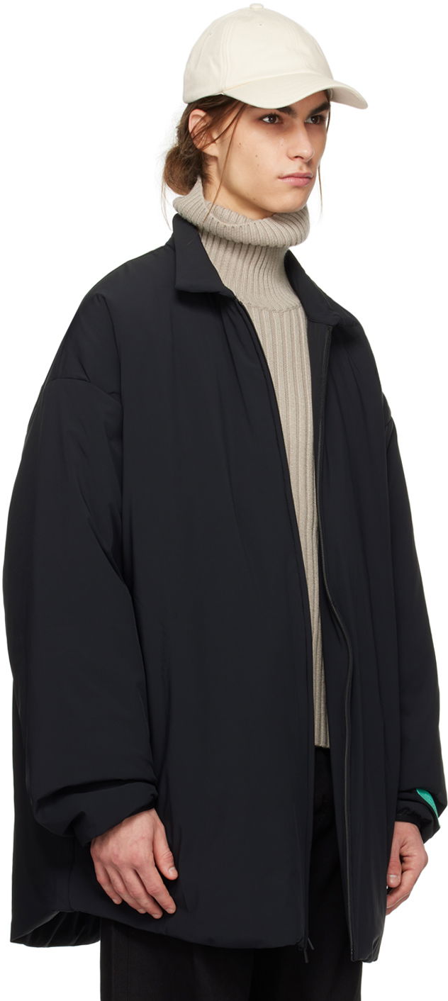 Vetrovka Fear of God Essentials Filled Shirt Jacket Črna | 202SP244494F, 1