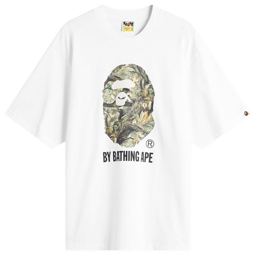 Majica BAPE Tree Edge Camo Graphic T-Shirt By Bathing Ape Bela | 001TEL801304M-WHT