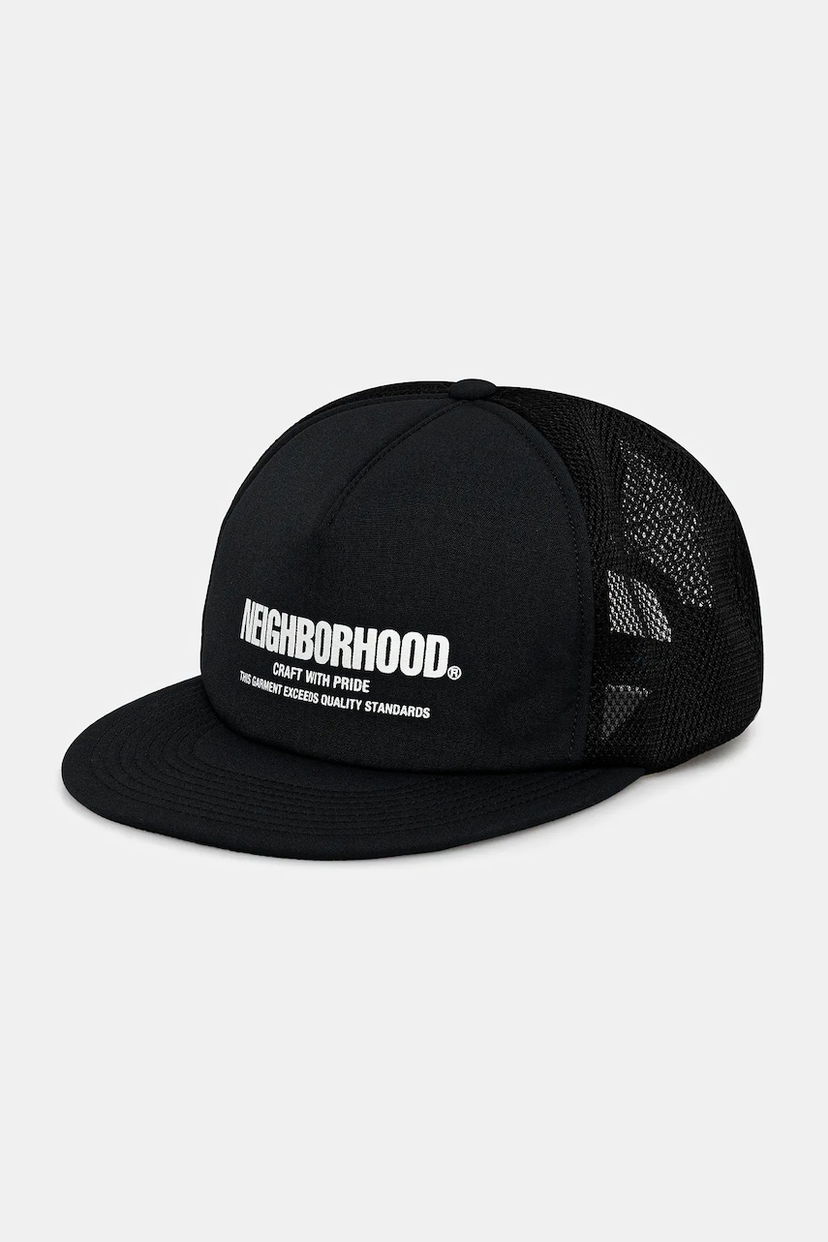 Kapa Neighborhood NEIGHBORHOOD Mesh Trucker Cap Črna | 251YGNH.HT06