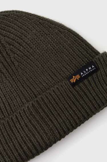 Beanie Alpha Industries Beanie Knitted Zelena | 138905.142, 1