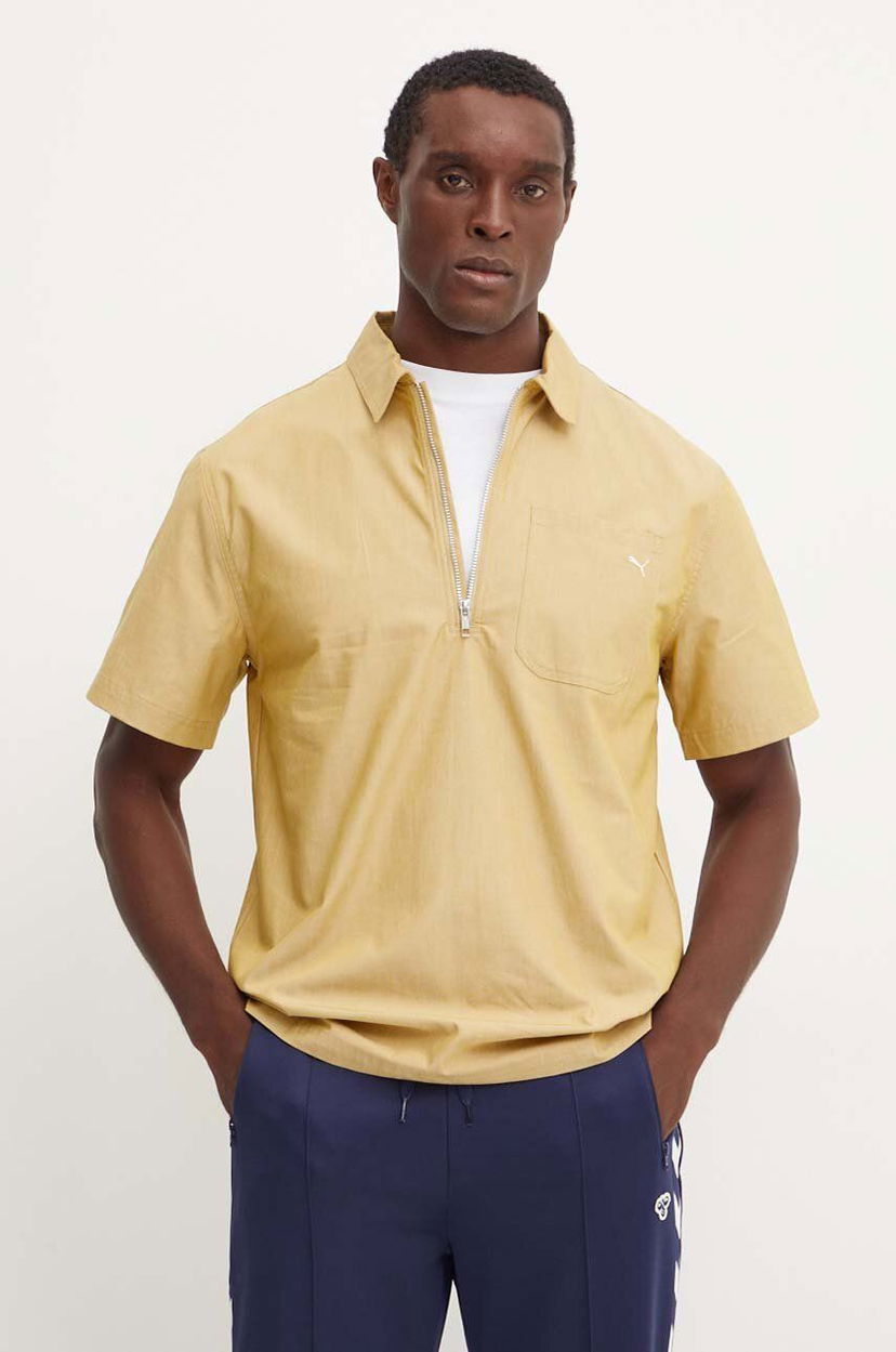 Polo majica Puma MMQ Polo Shirt Bež | 626642