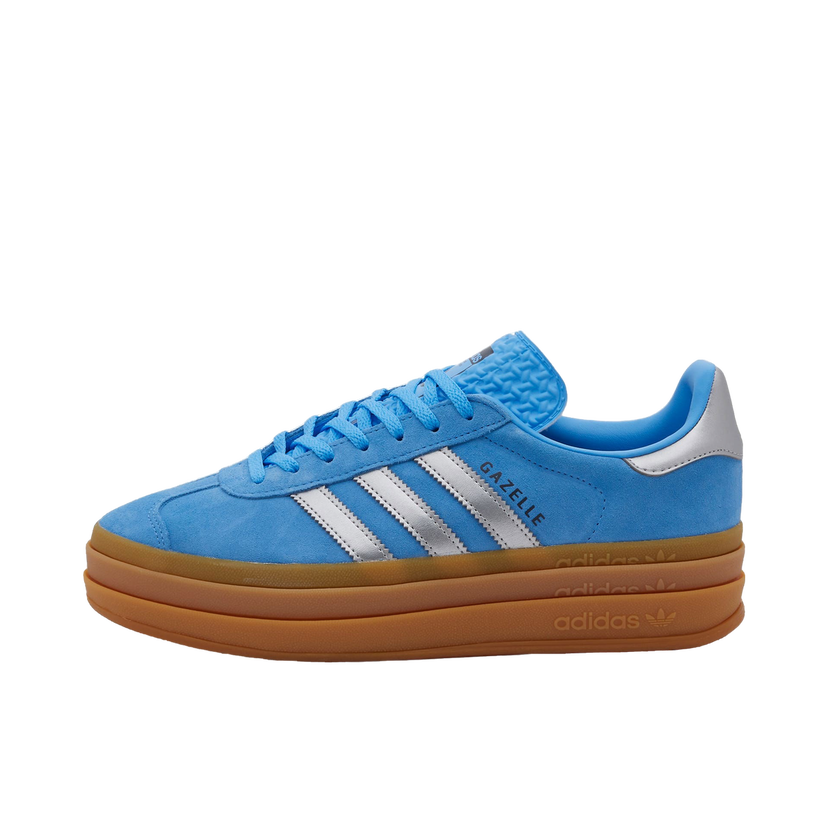 Superge in čevlji adidas Originals Adidas Women's Gazelle Bold W in Blue Burst/Silver Metal/Aurora Ink, Size UK 3 | END. Clothing Modra | JI0327