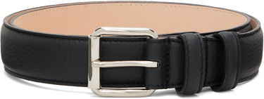 Pasovi A.P.C. A.P.C. Rosette Leather Belt Črna | PXCBC-H65077, 3