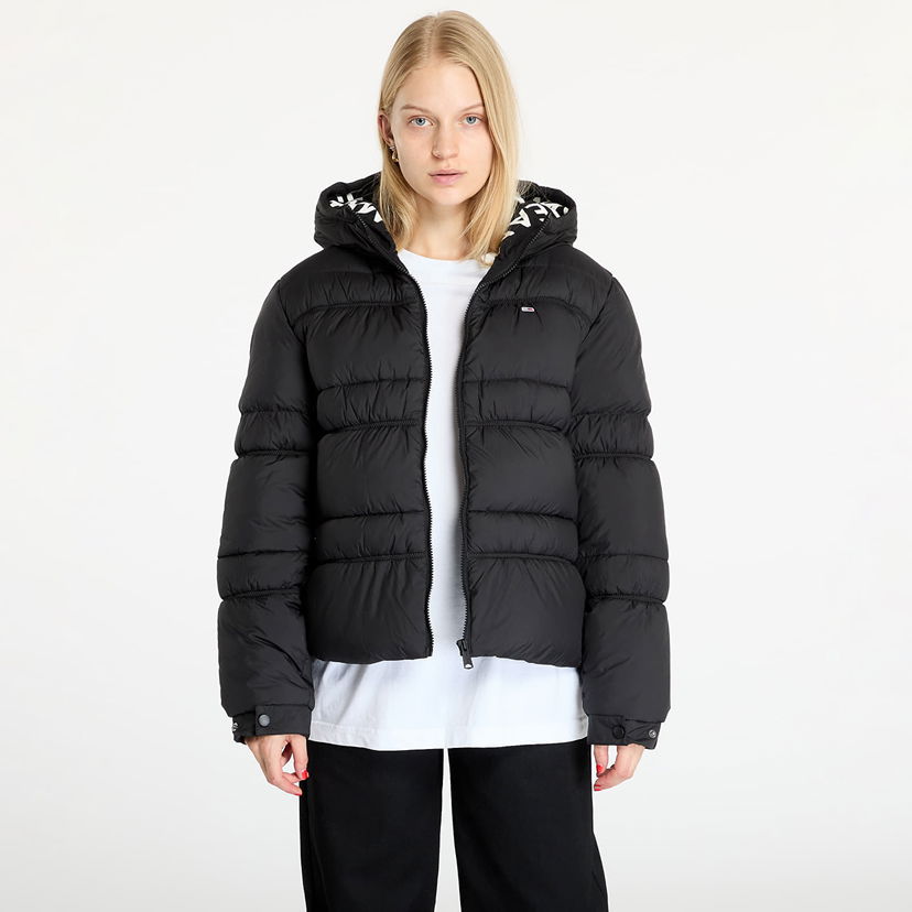 Jakna Tommy Hilfiger Quilt Rouch Tape Jacket Black Črna | DW0DW20389 BDS