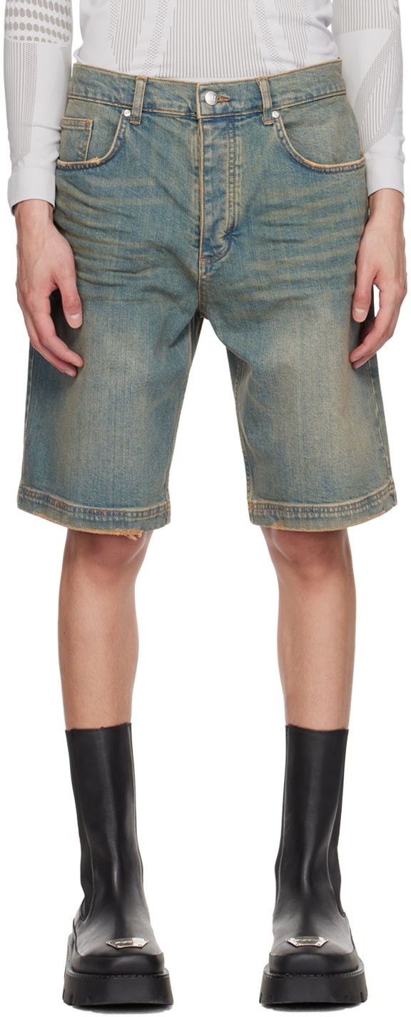 Kratke hlače MISBHV Baggy Denim Shorts Modra | 240M356