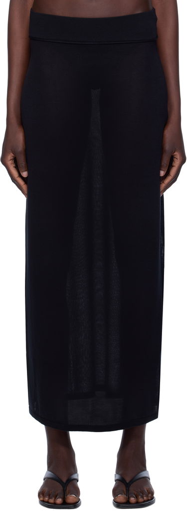 Krila TOTEME TOTEME Knit Maxi Skirt Črna | 253-WRB0304-YA0079, 0