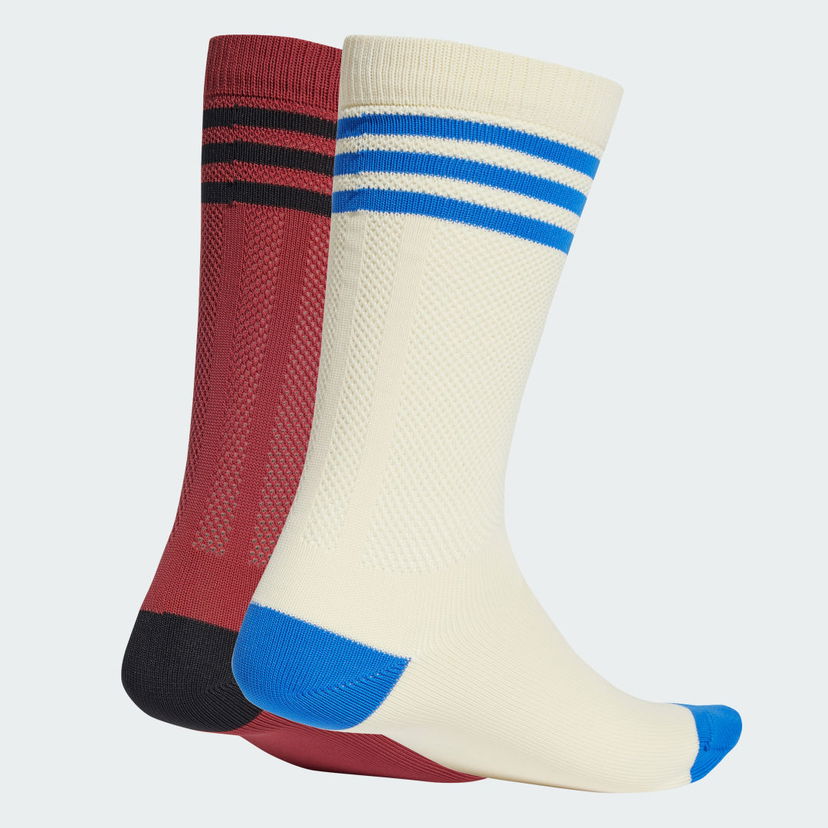 Nogavice adidas Performance Two Pack Knee-High Socks Bela | JP2499