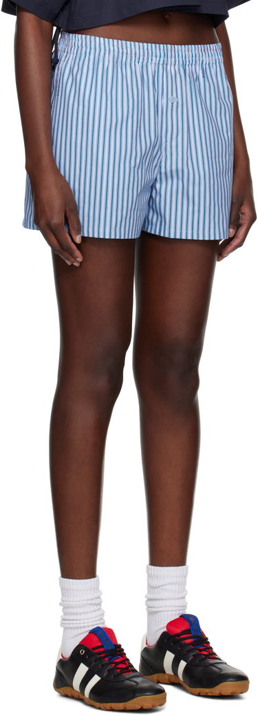 Boksarice We11done We11done Classic Stripe Shorts Modra | WD-PT1-25-208-W-BL, 1