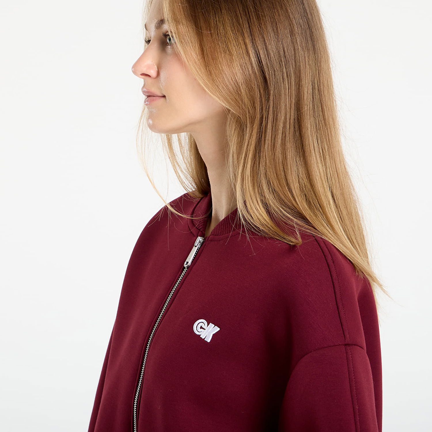 Bomber jakna CALVIN KLEIN Calvin Klein Jeans Oversized Bomber Jacket Bordo | LV047C524G VLP, 1