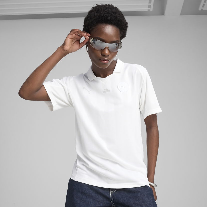 Polo majica Puma IndividualRISE Football Jersey Bela | 660039_10