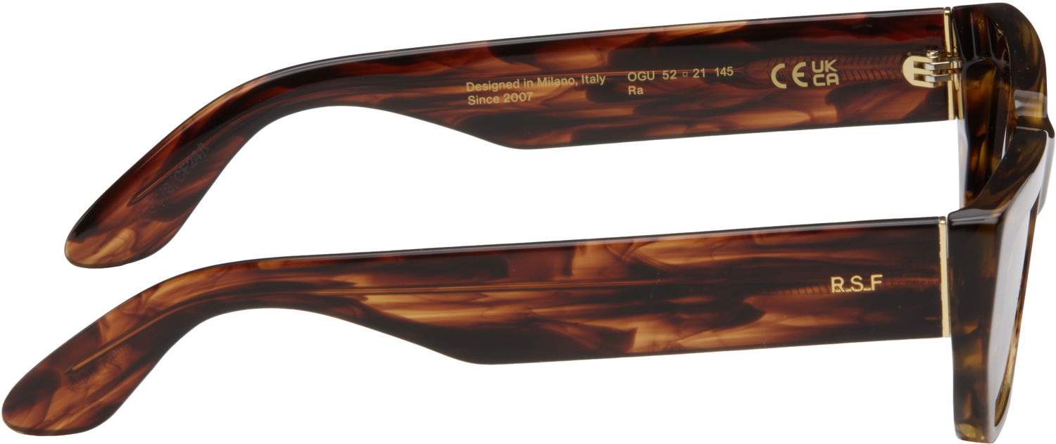 Sončna očala RETROSUPERFUTURE RETROSUPERFUTURE Ra Square Sunglasses Rjava | OGU, 1