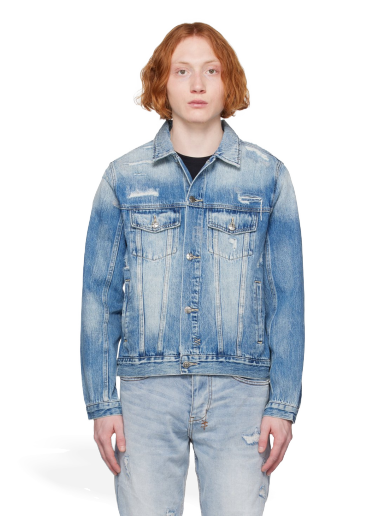 Jakna Ksubi Distressed Denim Modra | MSP23JK002
