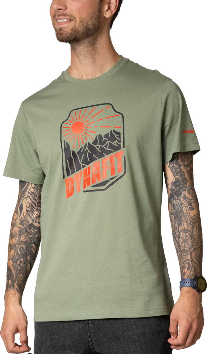 Majica Dynafit T-Shirt With Print Short Sleeve Zelena | 08-0000070998-5291