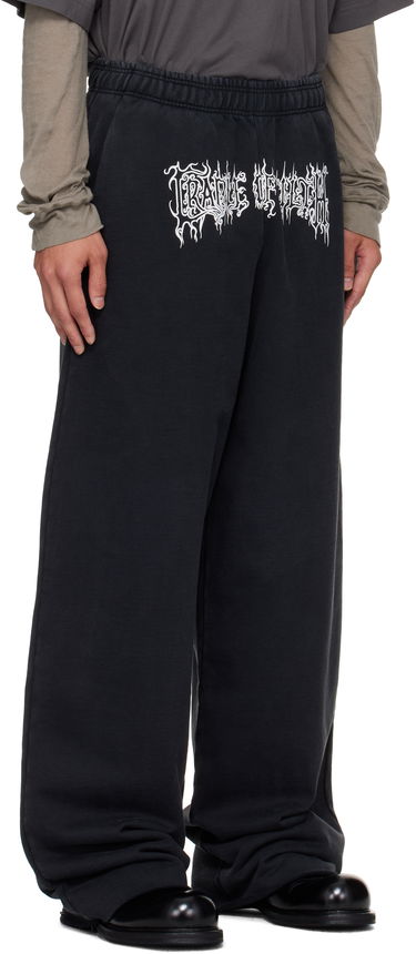 Trenirka VETEMENTS Vetements Cradle of Filth Baggy Sweatpants Črna | UCF76SP100B, 1
