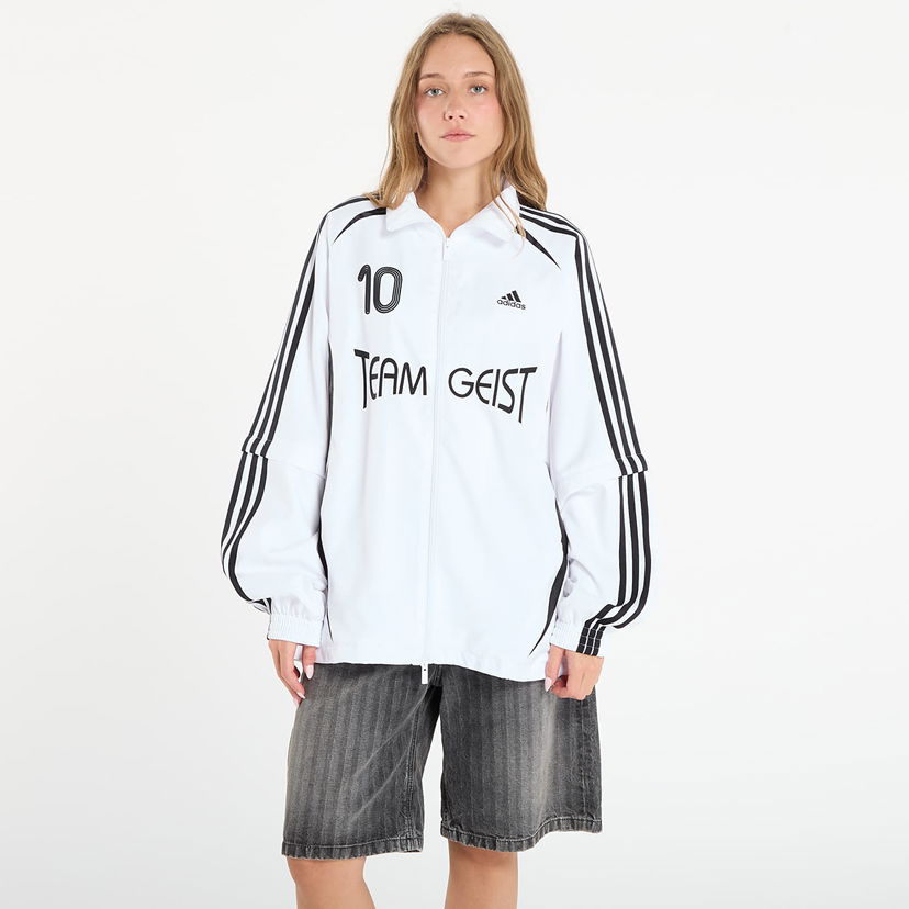 Jakna adidas Originals Adilenium Season 4 Teamgeist Oversized Track Jacket Bela | KE7570