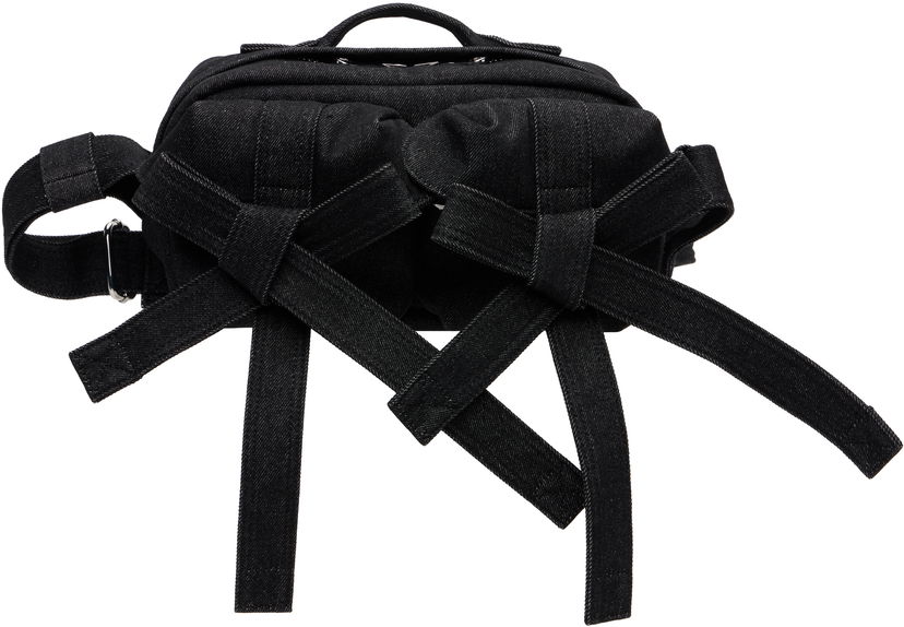 Torba za čez ramo Simone Rocha Simone Rocha Classic Bow Crossbody Bag Črna | BAG149B 0808