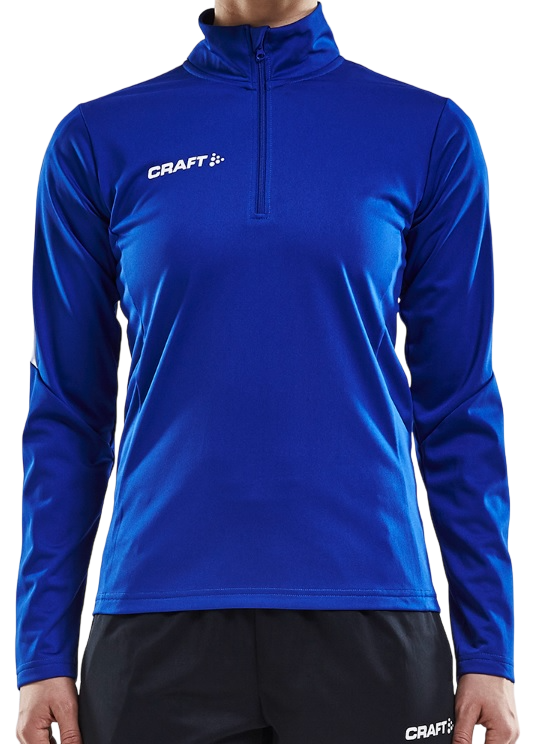 Pulover Craft Half-Zip Long Sleeve Training Shirt Modra | 1905625-1346