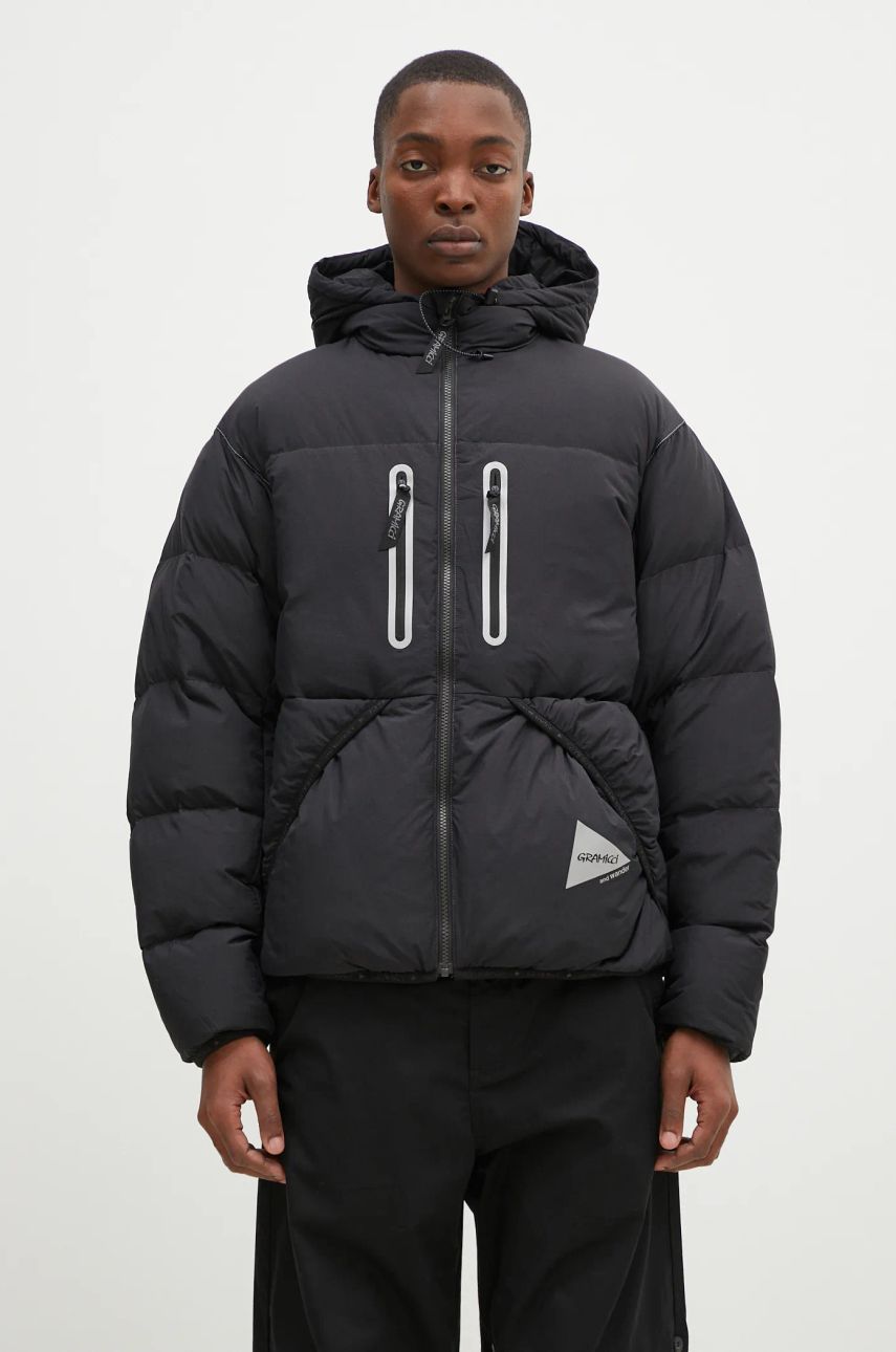 Puhovka GRAMICCI Hooded Down Jacket Črna | GUJ4.F3000.M, 0