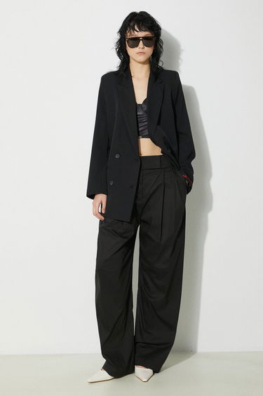 Plašči Fiorucci Fiorucci Double-Breasted Blazer Črna | W01FPBDO044KN03BK01, 1