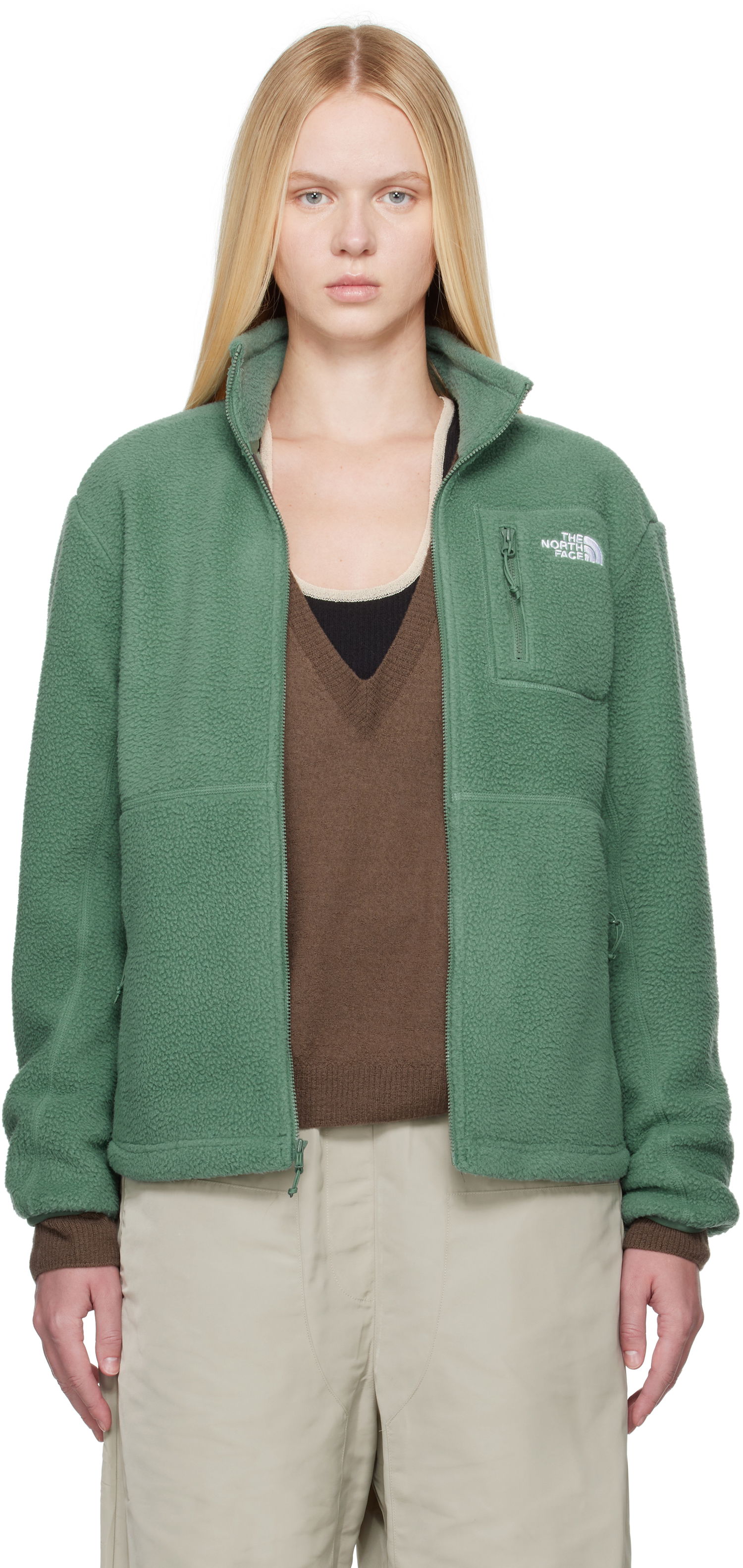 Jakna The North Face Yumiori Full-Zip Fleece Jacket Zelena | NF0A8842, 0