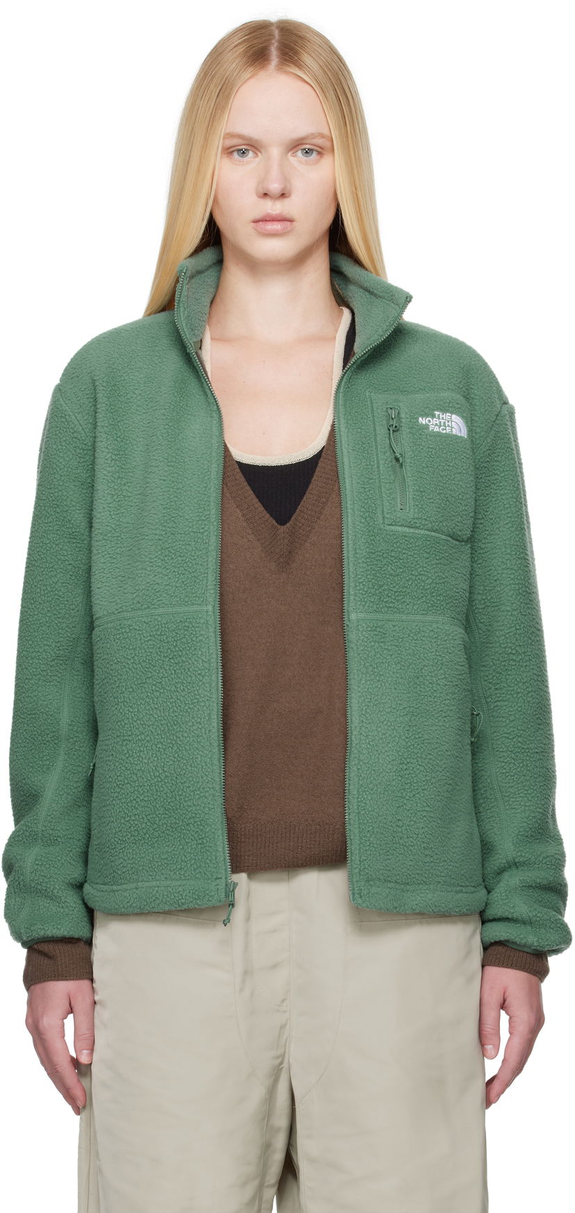 Jakna The North Face Yumiori Full-Zip Fleece Jacket Zelena | NF0A8842